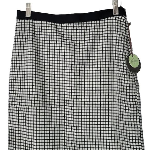 Eva Franco- Black/white pencil skirt- NWT- Size 4 - Picture 1 of 8